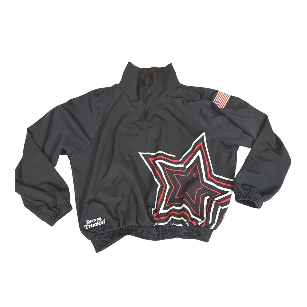 Goldsheep‎ Y2K Racing Jacket Pullover Streetwear Motorsport Women's M